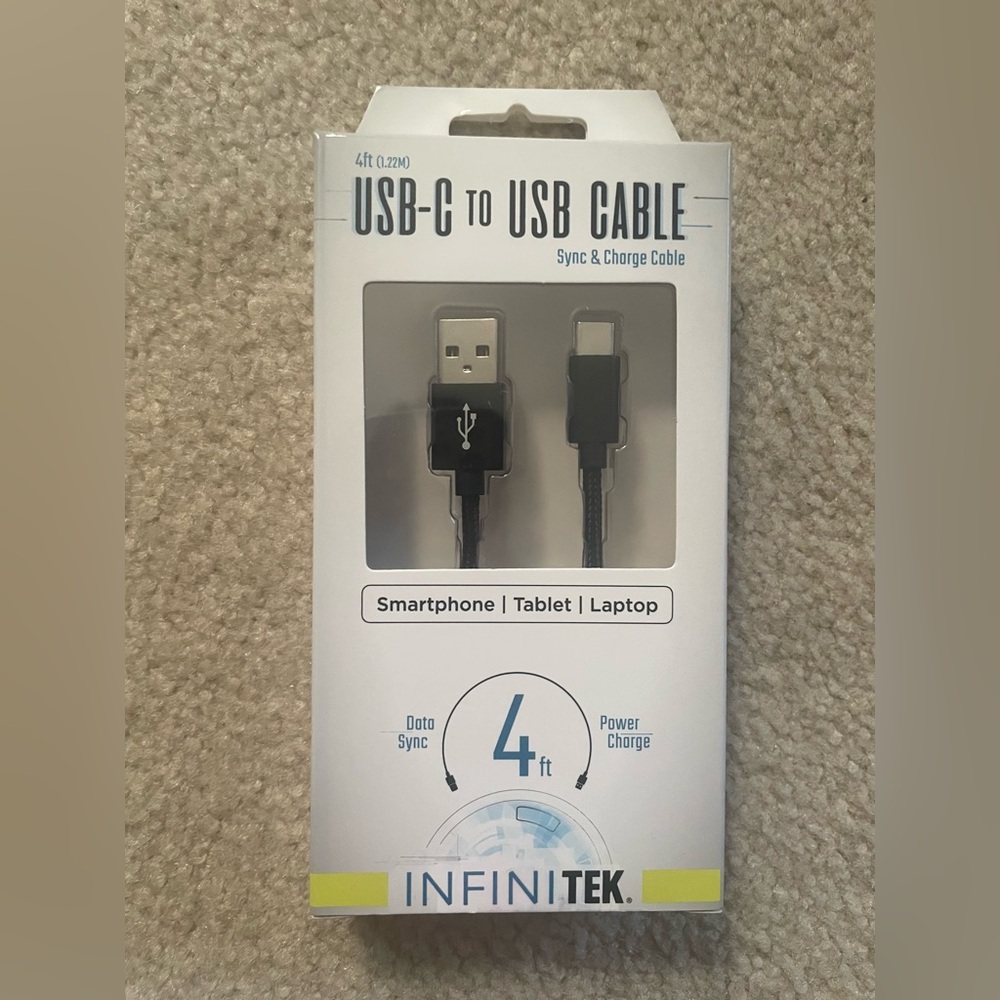 USB-C to USB Cable - Black